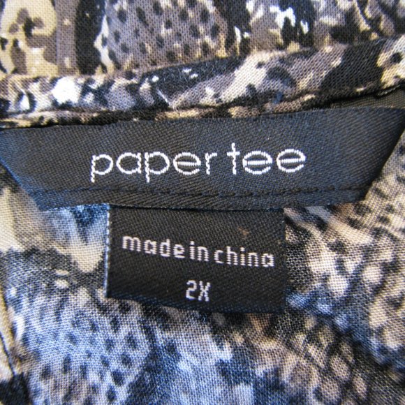 Three Women's Animal Print Summer Tops Tank Top Style Size 2X - Picture 16 of 16